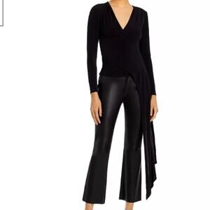 BCBGMAXAZRIA Asymmetrical Top Black Small